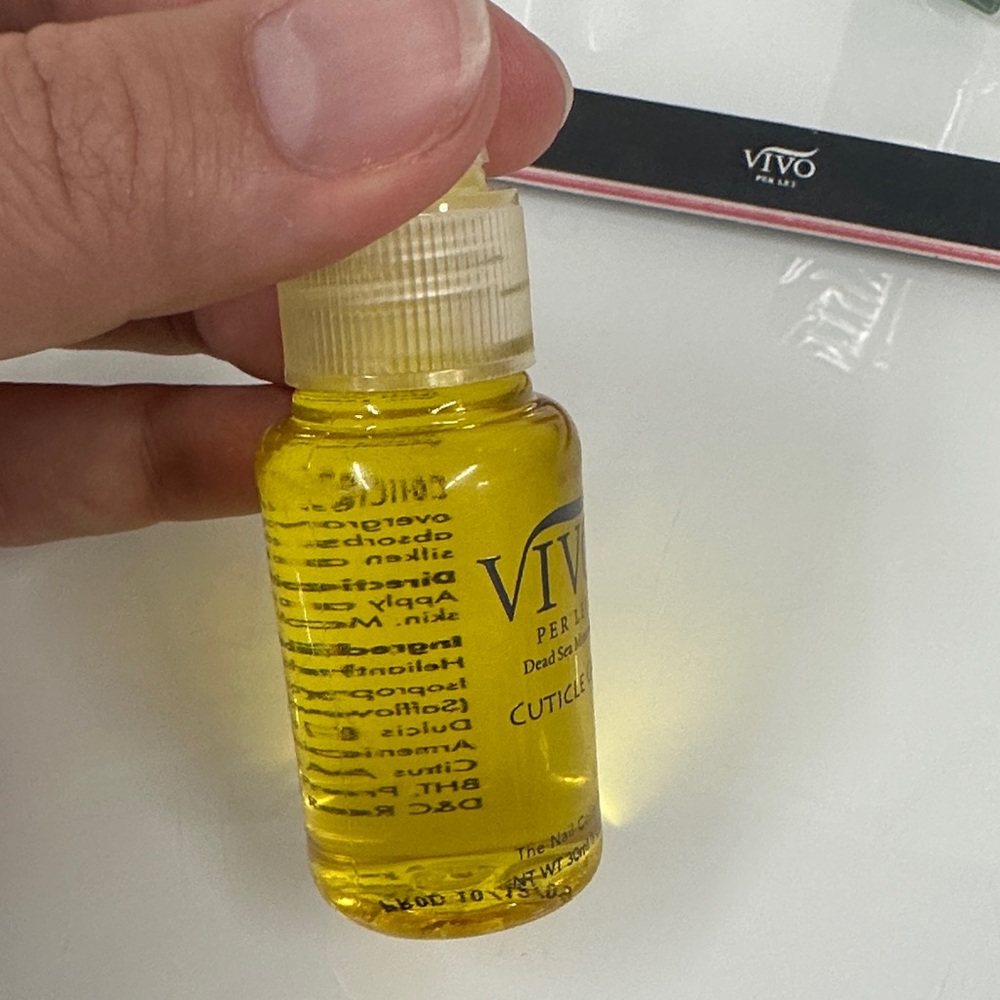 Vivo per lei Green Apple Hand & Body Lotion Set cuticle oil file board - Picture 2 of 5
